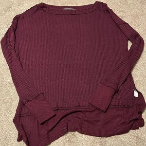 Free People Waffle Tunic